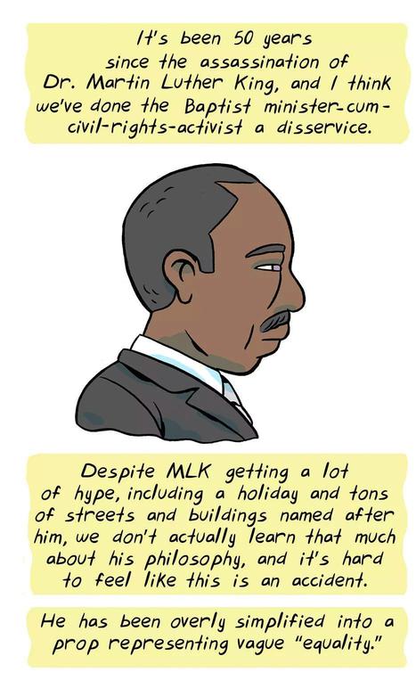 马丁·路德·金（Martin Luther King Jr）比您想像的要激进