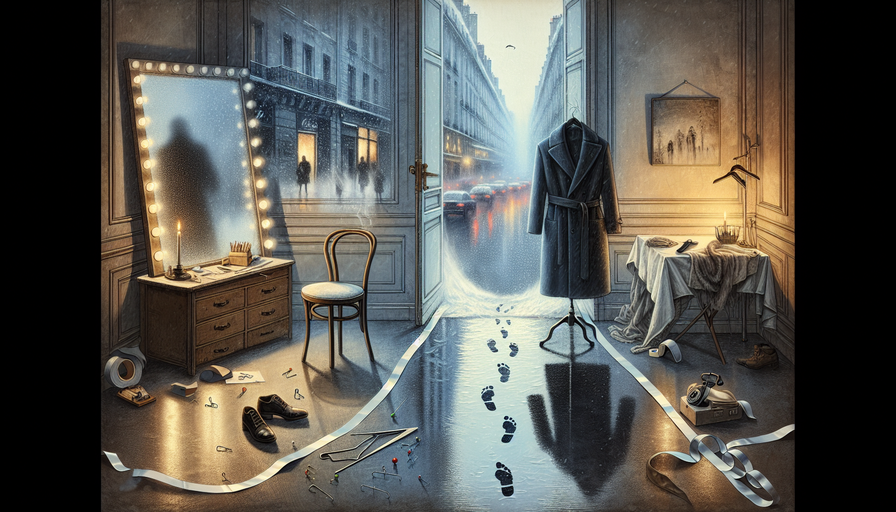 The white ribbon line on the ground, and everything we try to hold on to.