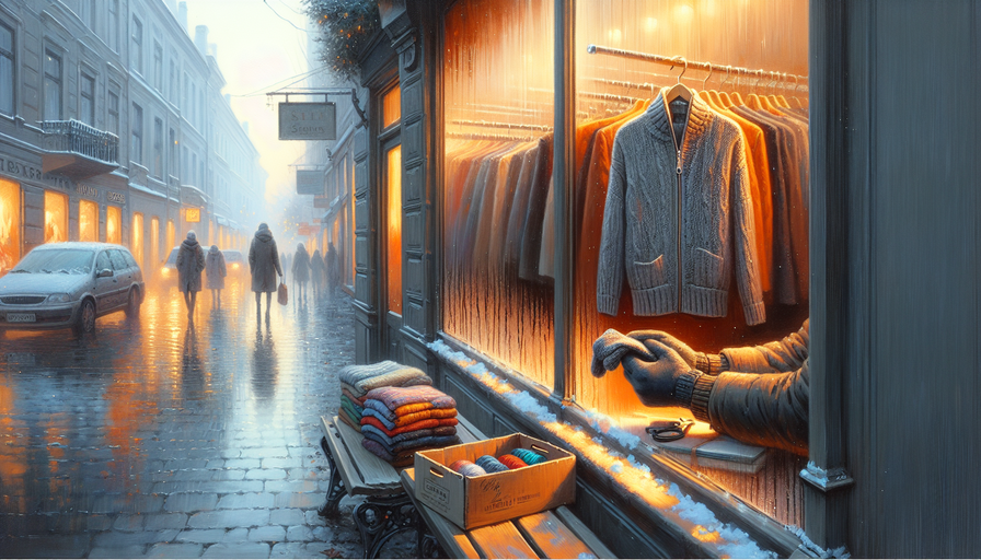 Label on the cuff: how we try on not things, but ways to stay afloat