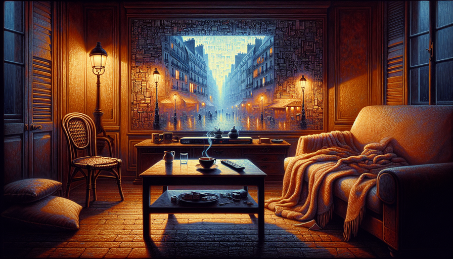 The light that remains on the wall after the credits