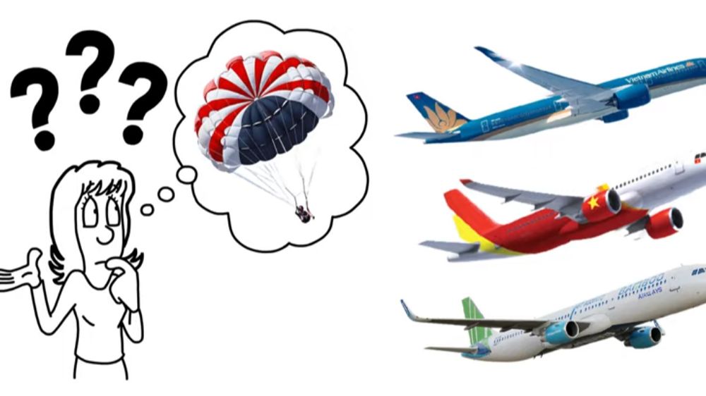 Why do commercial airplanes not have parachutes?