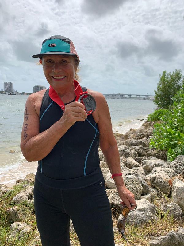 How I did a triathlon at the age of 69.