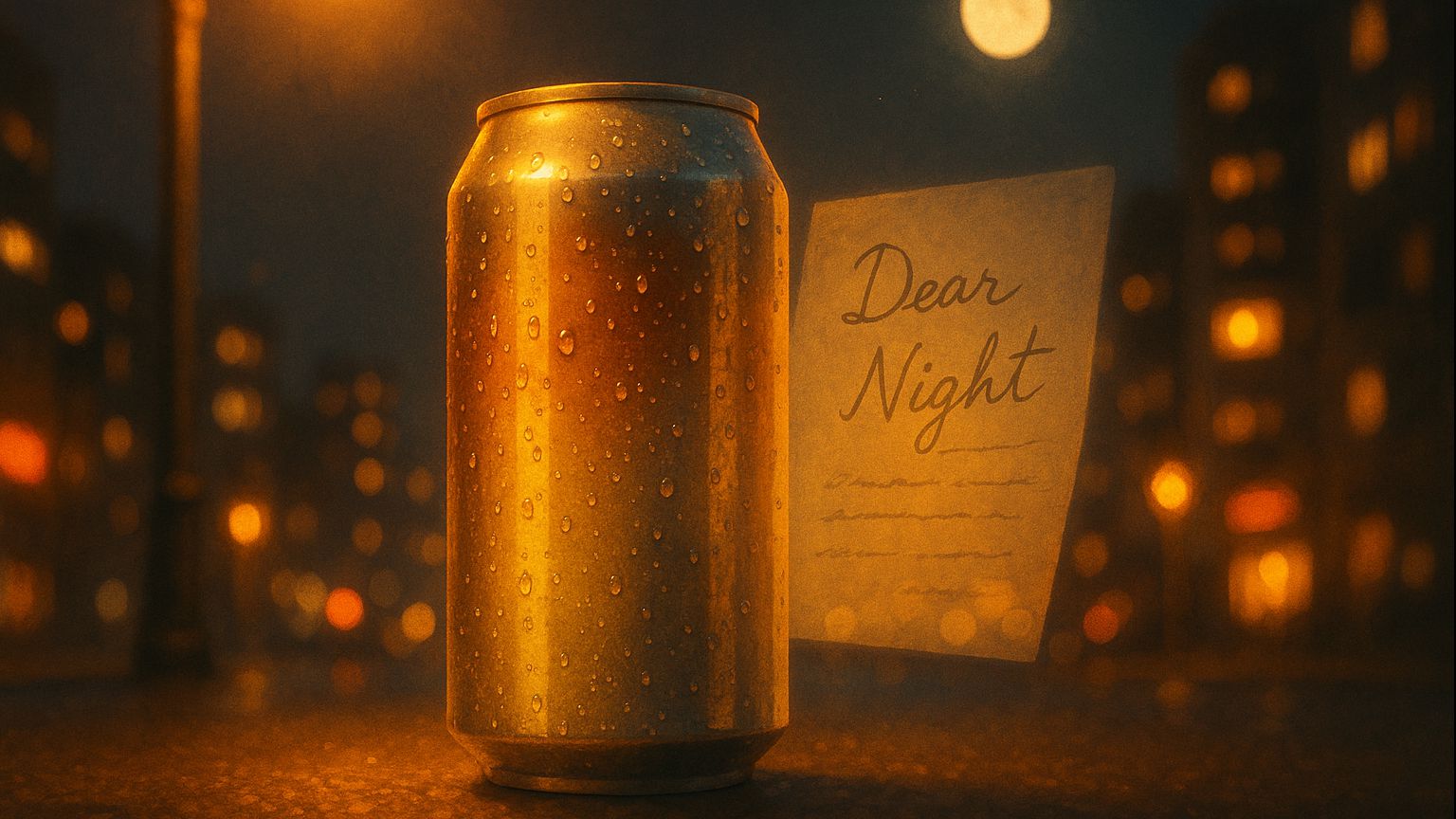Beer is not a beverage; it is a letter written to the night.