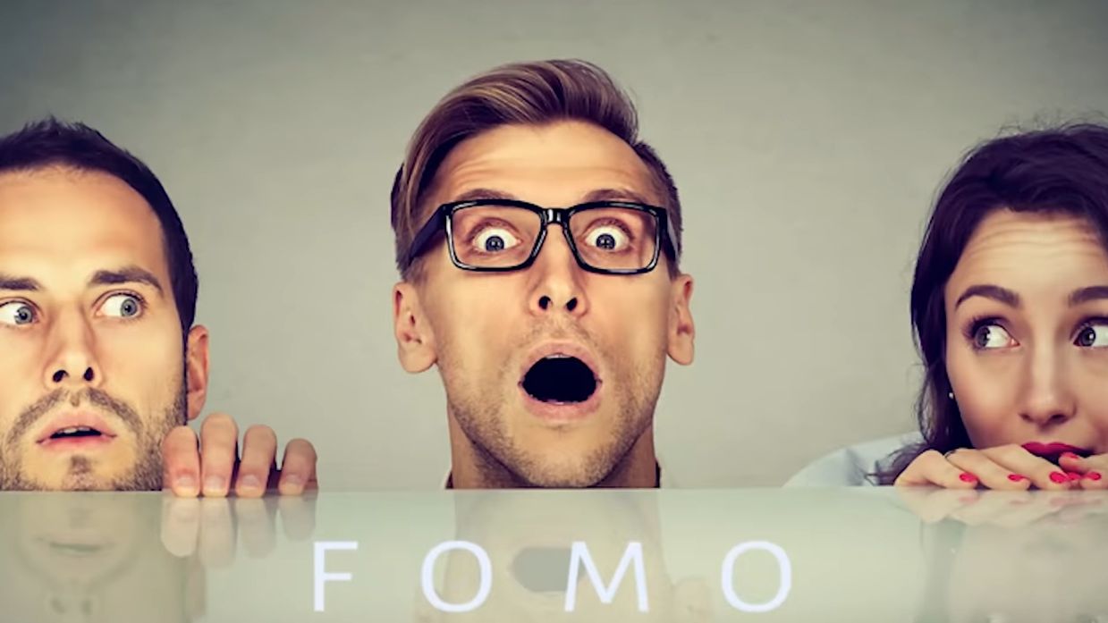 FOMO syndrome - Fear of being forgotten!