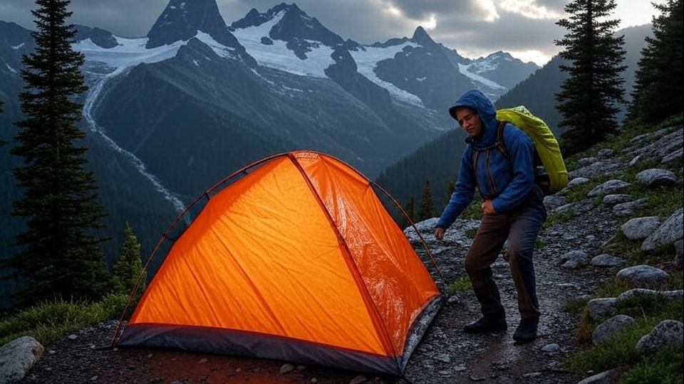 Skyenes manus: Impromptu respons på fjellvær