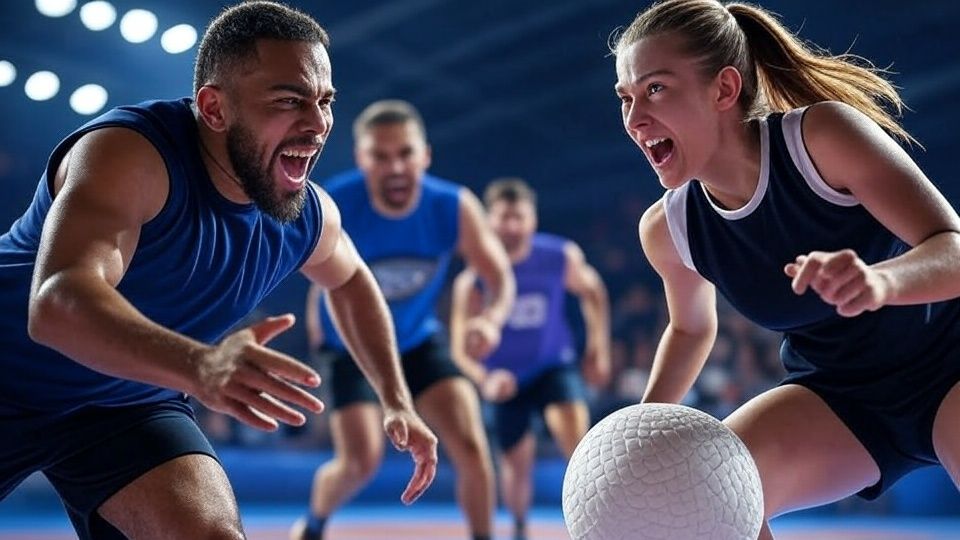 La competitividad del dodgeball y los eventos profesionales: la transformación de un juego divertido a un deporte competitivo.