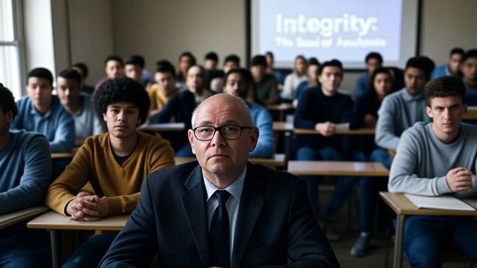 In the academic integrity class, it was filled with people who had cheated.