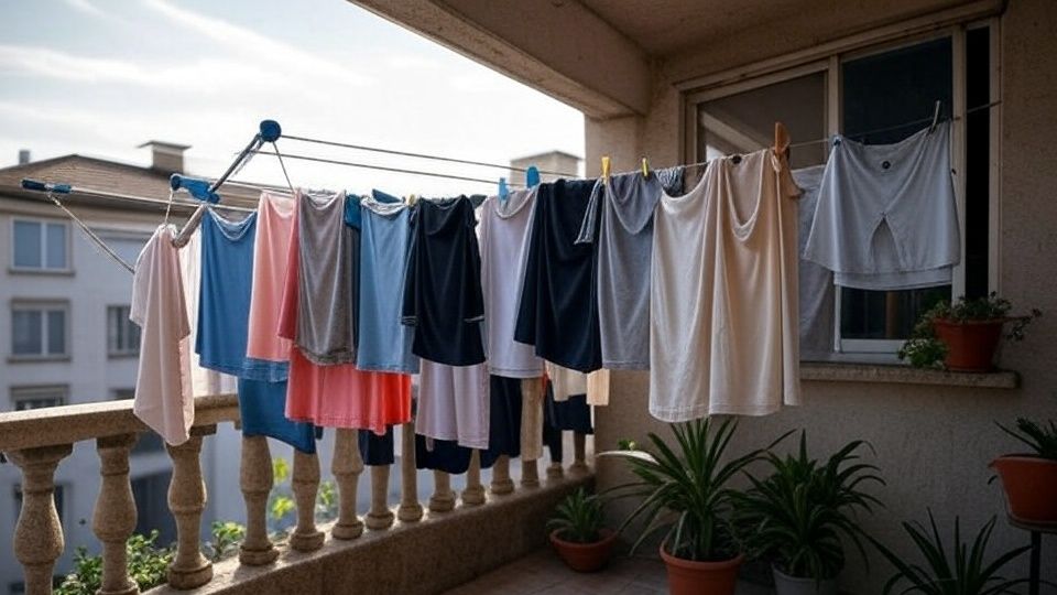 On the balcony, not only clothes are drying, but also personality types.