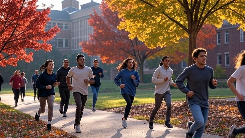 A week before the physical fitness test, the whole school is practicing sprinting.