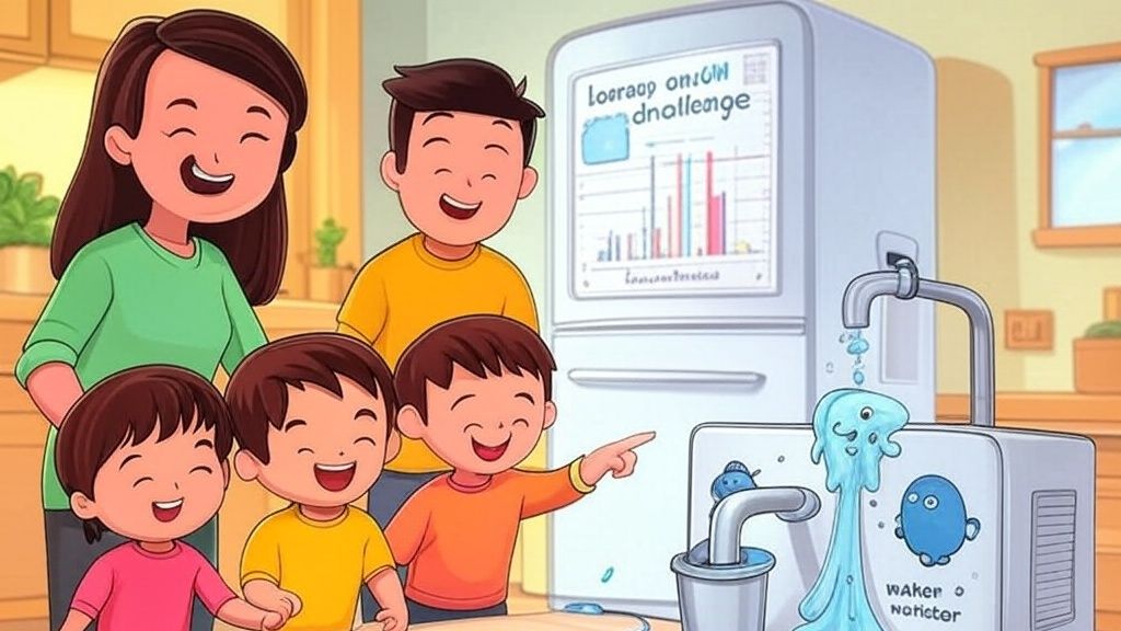 El escondite de la factura de agua y electricidad: convertir el ahorro en una aventura familiar