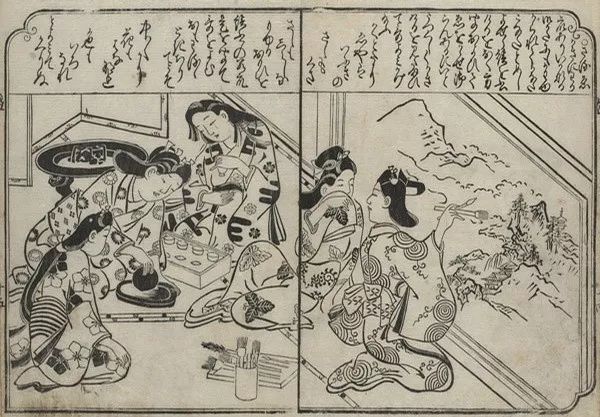 中国仕女图与浮世绘美人画，铃木春信“见立绘”之中国意趣| FEAT