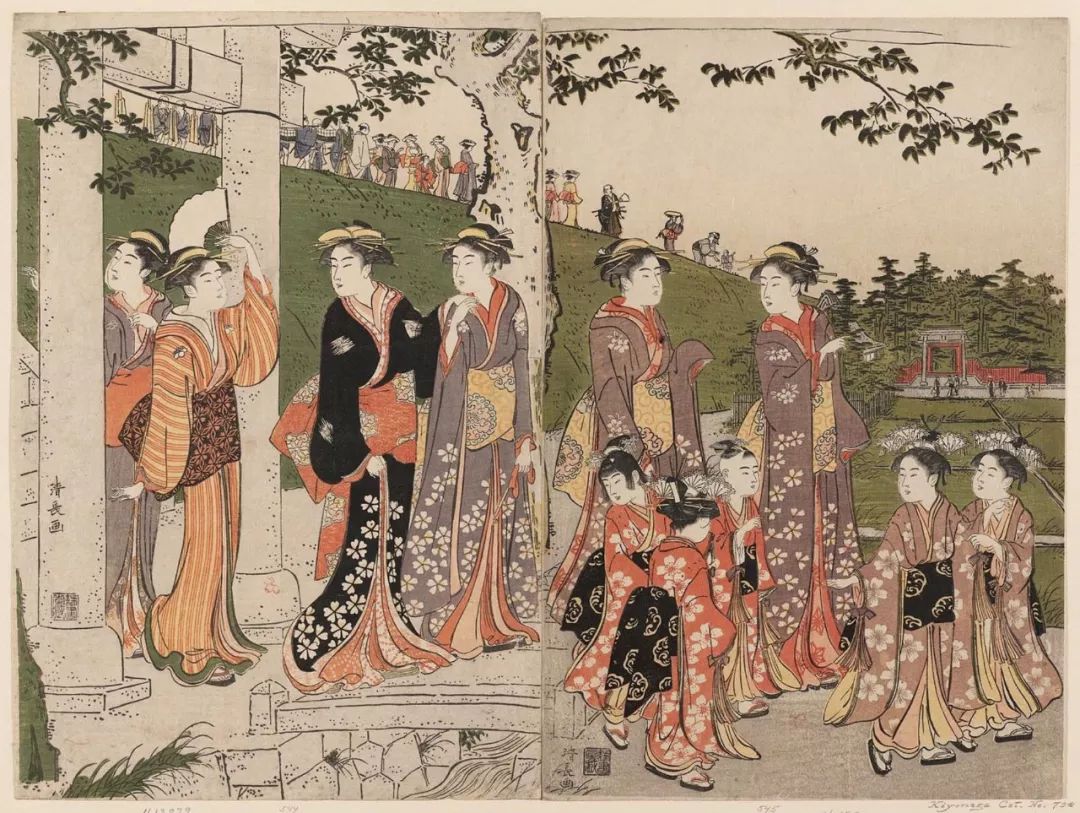 中国仕女图与浮世绘美人画，铃木春信“见立绘”之中国意趣| FEAT