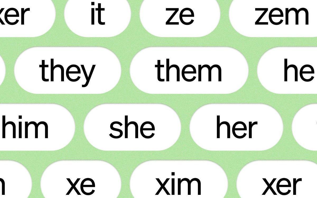How to add pronouns to medium -sized personal information