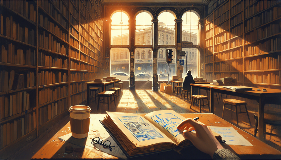 A coffee stain in the vignette: the day an ink girl gave me back the world