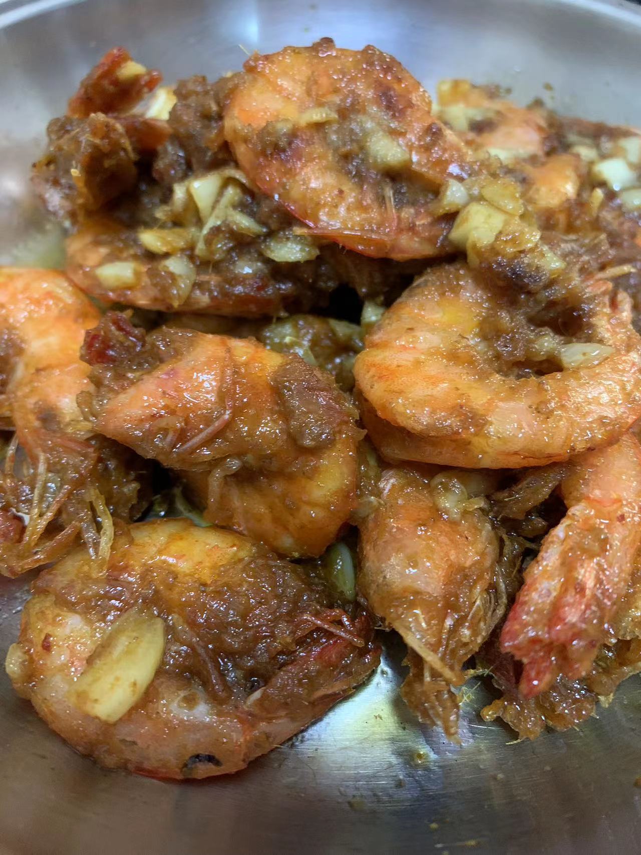 Thai curry shrimp