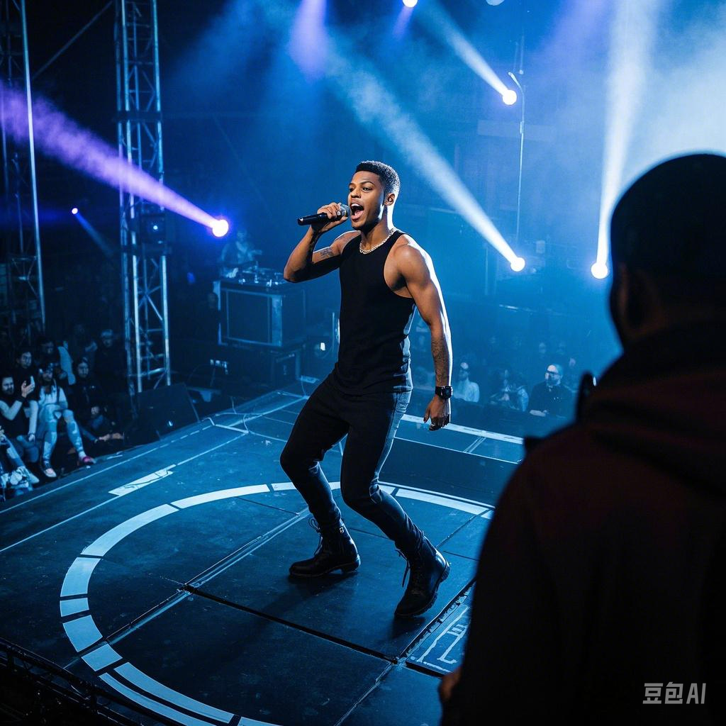 Engaged in the profession of a rapper