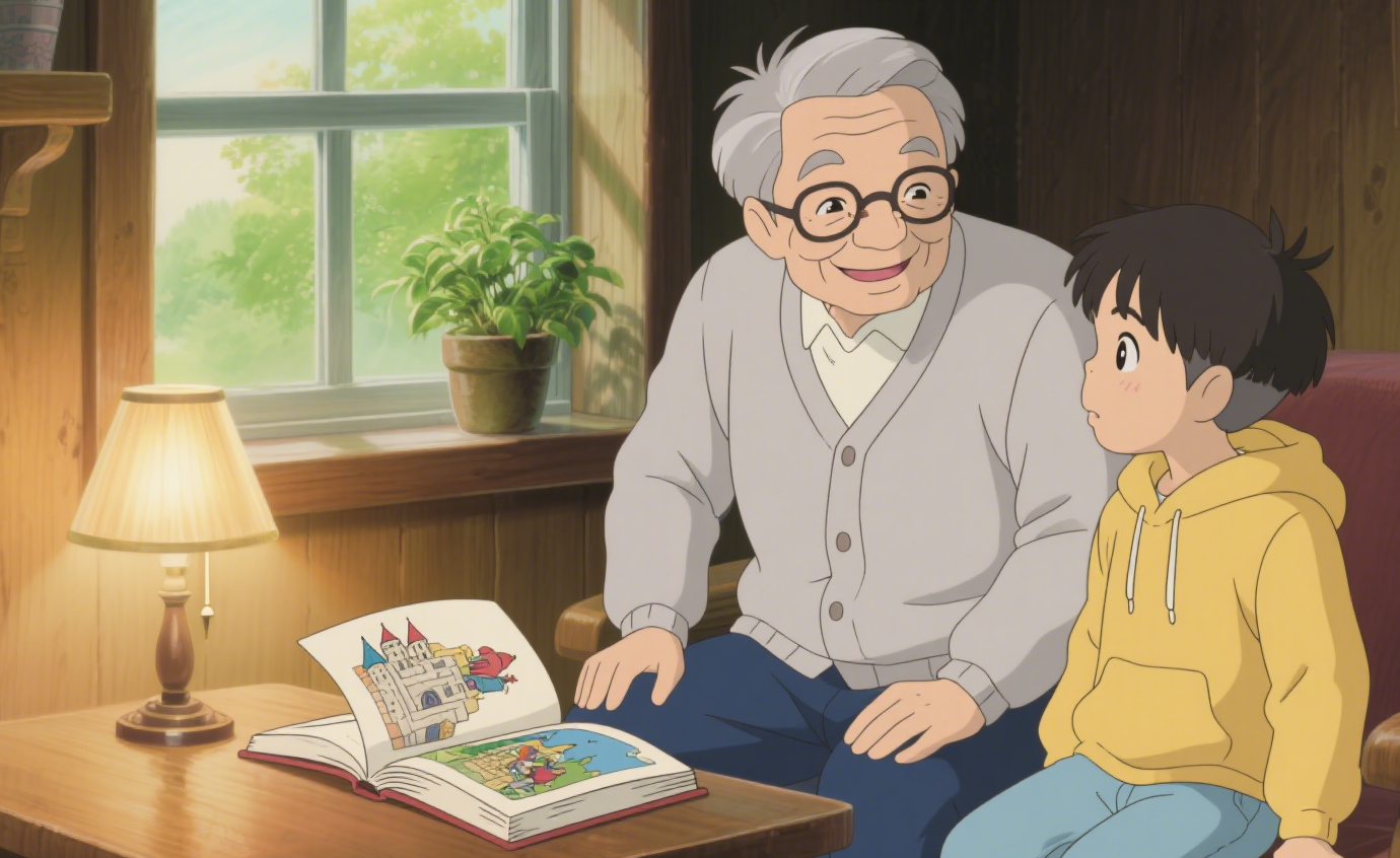 如何給孫子輩講故事？